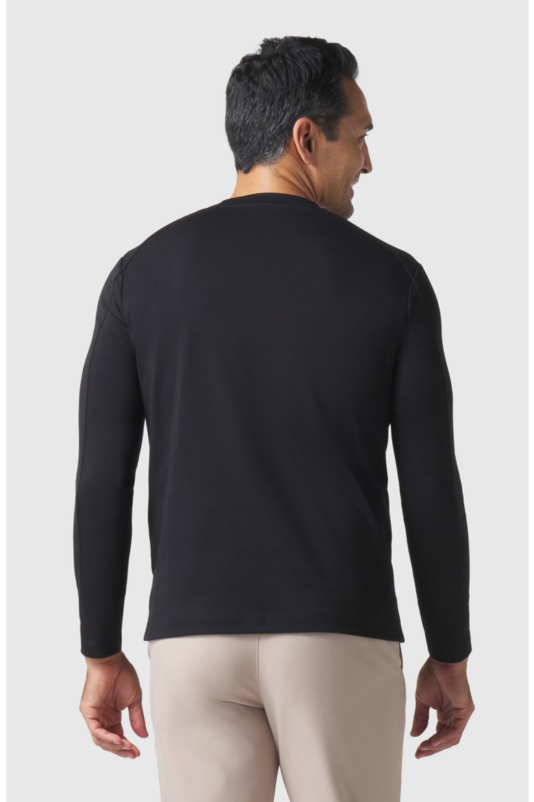 Precision Long Sleeve Shirt, Alternate, color, True Black
