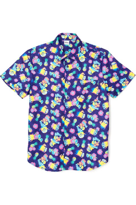 Hawaiian Short Sleeve Button Down Shirt