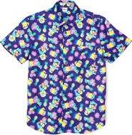 Minions Hawaiian Short Sleeve Button Down Shirt