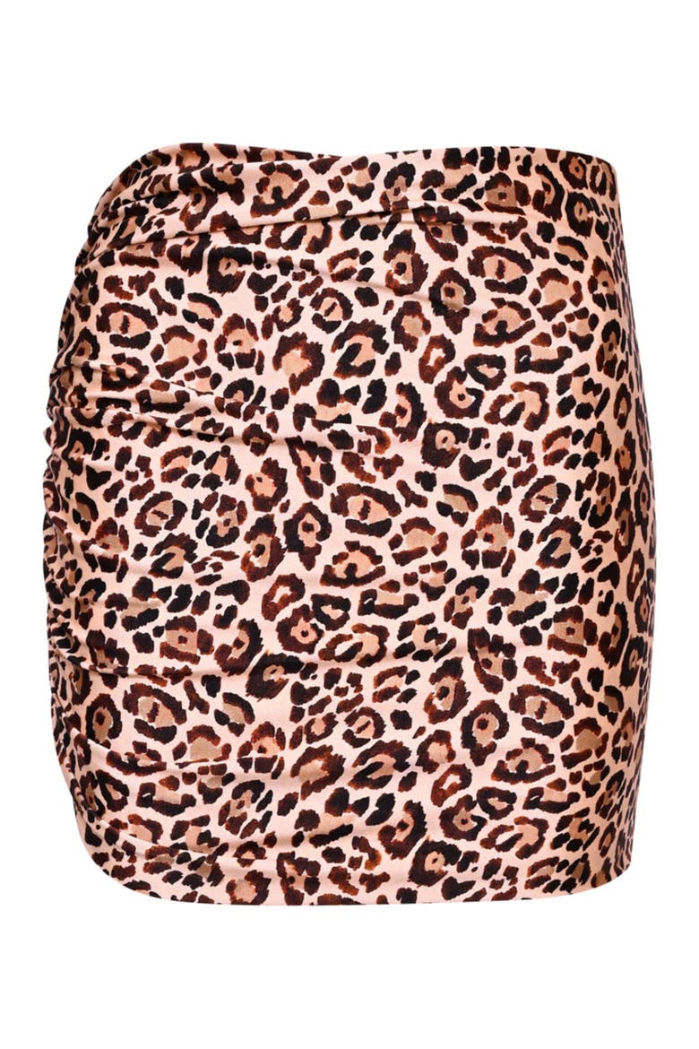 Panthera Short Skirt, Alternate, color, BROWN