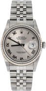 Pre-Owned Rolex Oyster Perpetual Datejust Automatic Watch Stainless Steel and White Gold 36