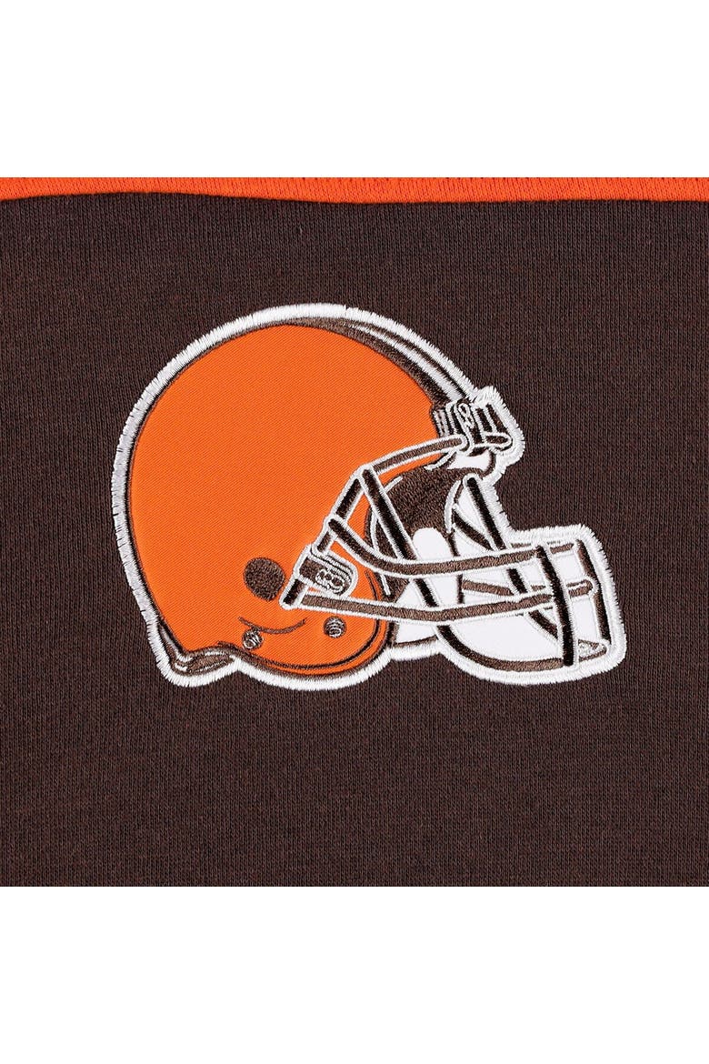 Men's Starter Brown Cleveland Browns Extreme Full-Zip Hoodie Jacket, Alternate, color, Brown