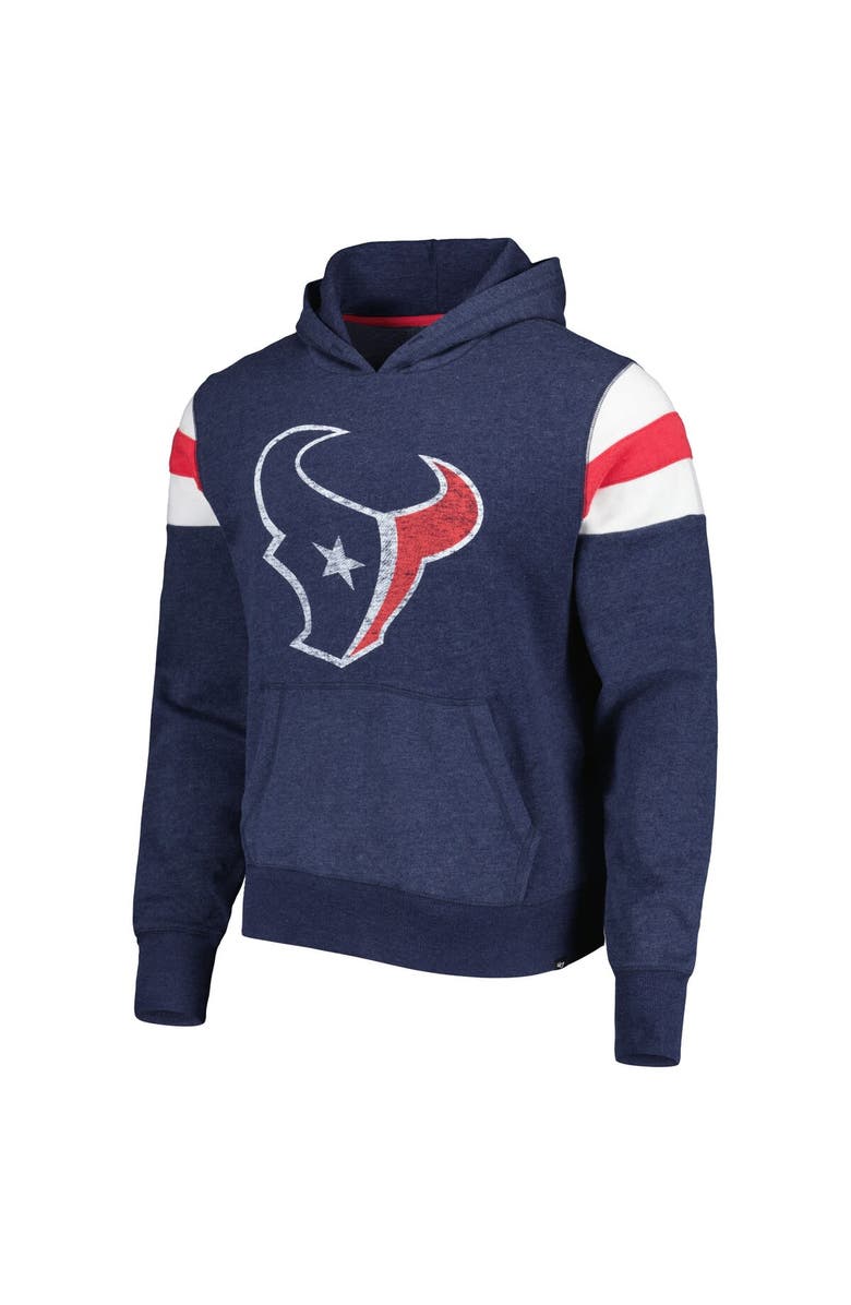 '47 Men's '47 Heathered Navy Houston Texans Premier Nico Pullover Hoodie, Alternate, color, Navy