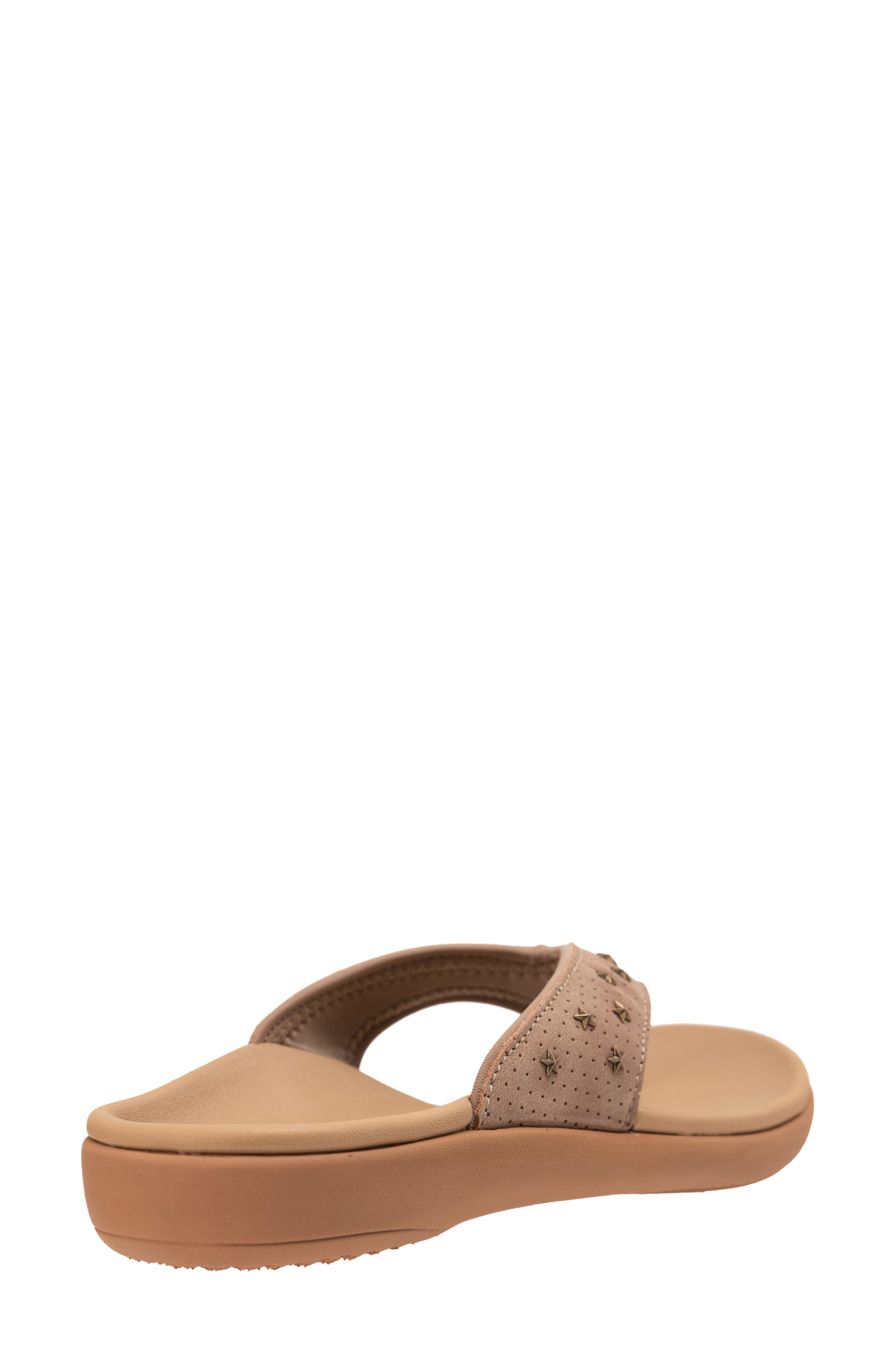 Yumi Star Flip Flop, Alternate, color, FOSSIL