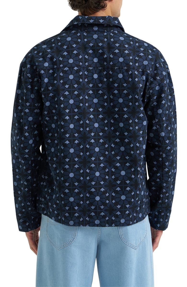 Lee Floral Print Denim Jacket, Alternate, color, 