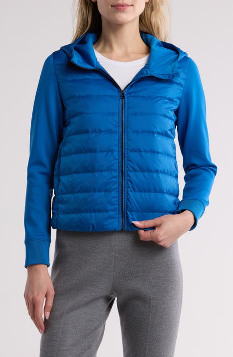 Combo Hooded Puffer Jacket