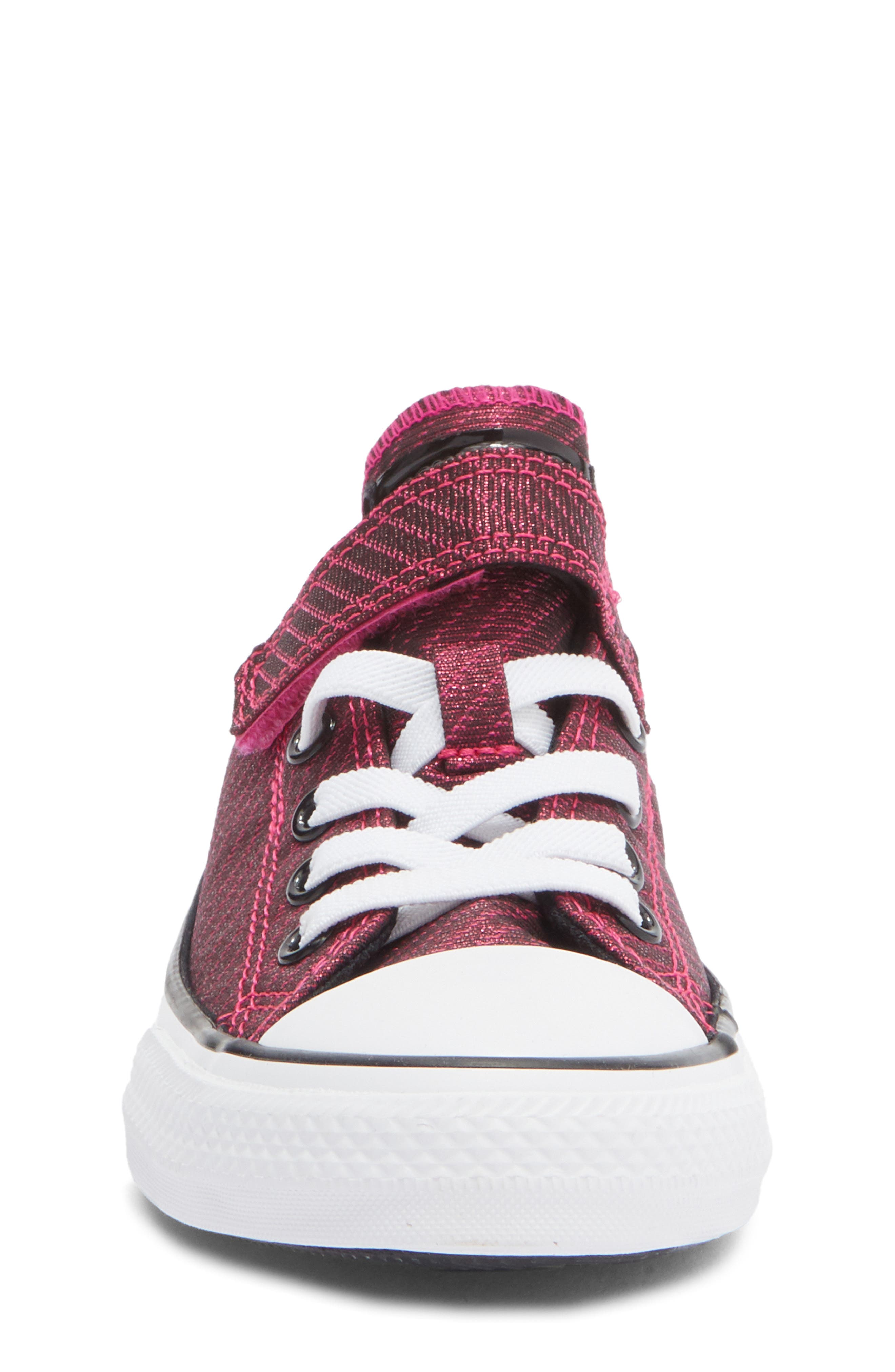 Converse Kids' Chuck Taylor<sup>®</sup> All Star<sup>®</sup> 1V Ox Low Top Sneaker, Alternate, color, Prime Pink/ White/ Black