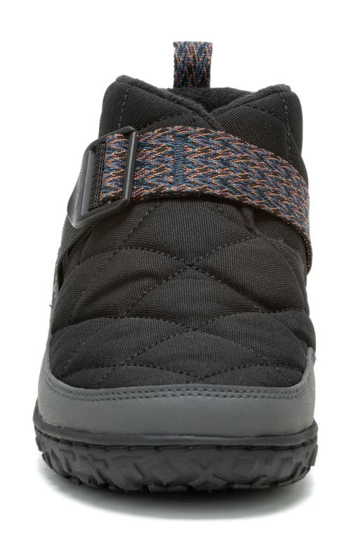 Chaco Ramble Rugged Puffer Slip-on In Black Graphite