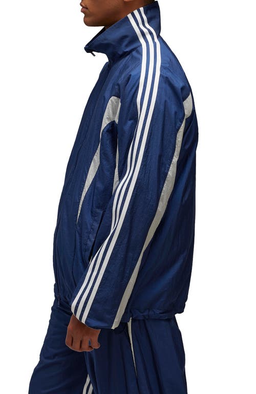 Y-3 3-stripes Nylon Shell Jacket In Dark Blue