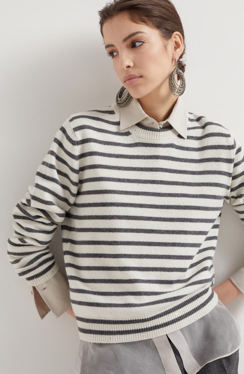 Brunello Cucinelli Sparkling sweater, Alternate, color,