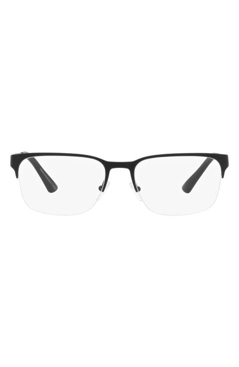 55mm Semirimless Rectangular Optical Glasses
