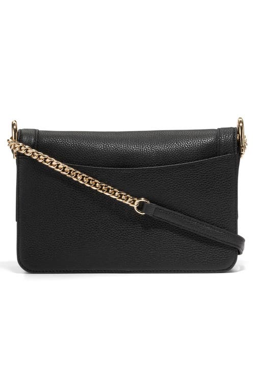 Cole Haan Daniella Leather Chain Shoulder Bag In Black