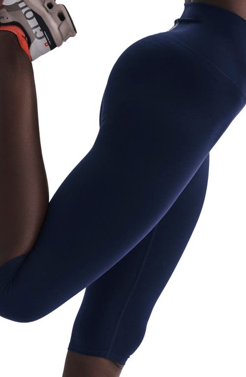 Free People Fp Movement Never Bette Capri Leggings In Midnight Navy
