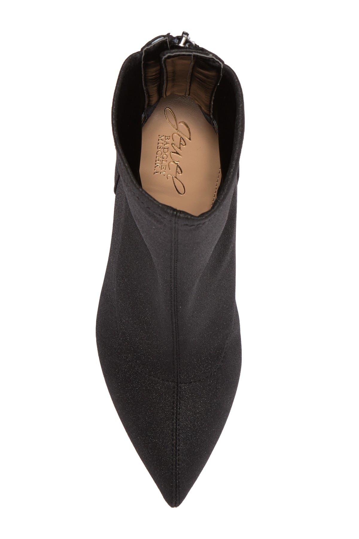 Jewel Badgley Mischka Marabel Stiletto Sock Bootie, Alternate, color, 