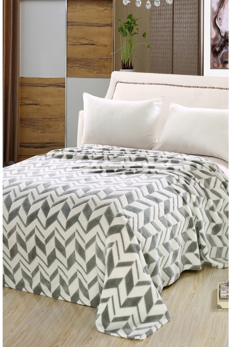 Ultra Microplush Blanket, Alternate, color, GRAY