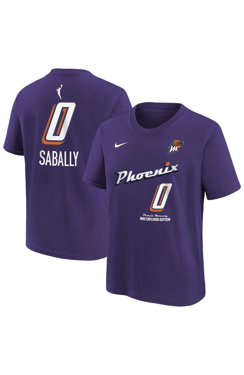 Nike Satou Sabally Purple Phoenix Mercury Explorer Edition Name & Number T-Shirt, Main, color, Purple