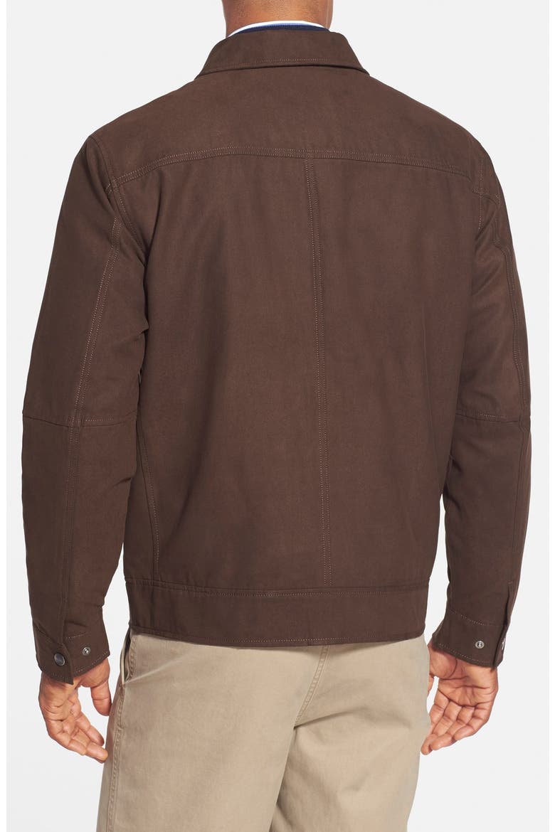 'Roosevelt' Classic Fit Water Resistant Full Zip Jacket, Alternate, color, BITTERSWEET BROWN