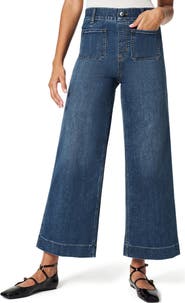 SPANX® Crop Wide Leg Pull-On Jeans