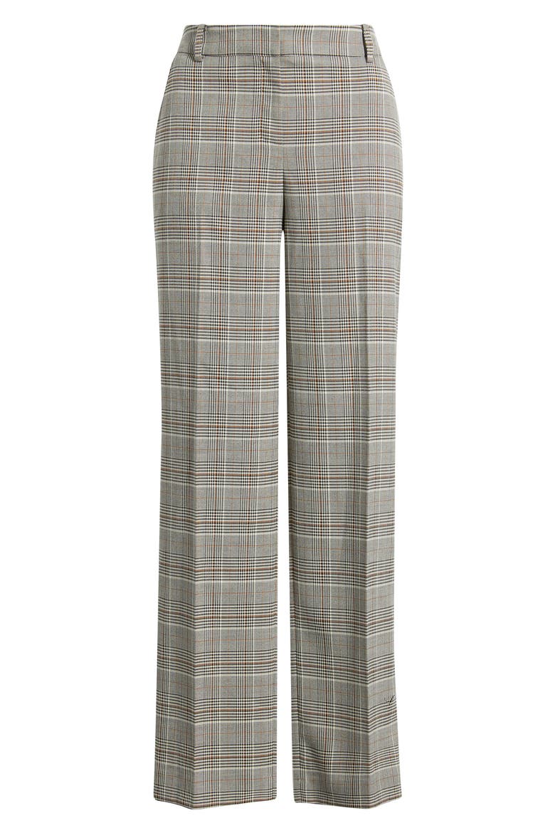Slash Pocket Straight Leg Pants, Alternate, color, ANNE BLACK/GREY MULTI