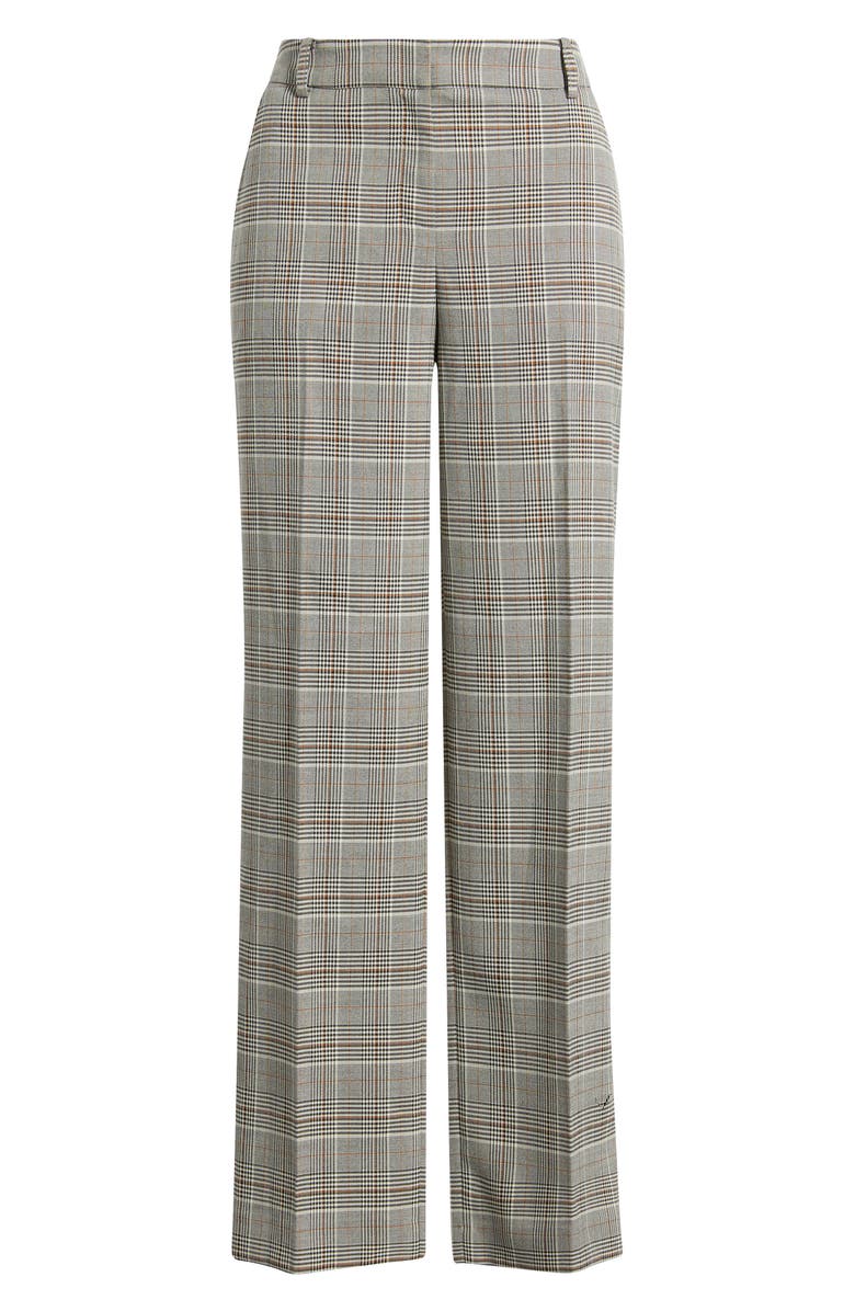 Anne Klein Slash Pocket Straight Leg Pants, Alternate, color, Anne Black/Grey Multi