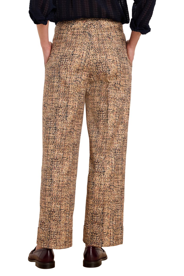 Clarendon Tweed Cuffed Pants, Alternate, color, NEUTRAL MULTI
