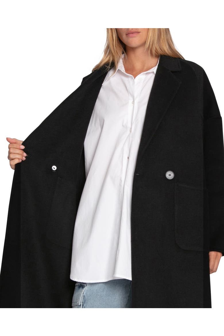 Publisher Maxi Coat, Alternate, color, Black