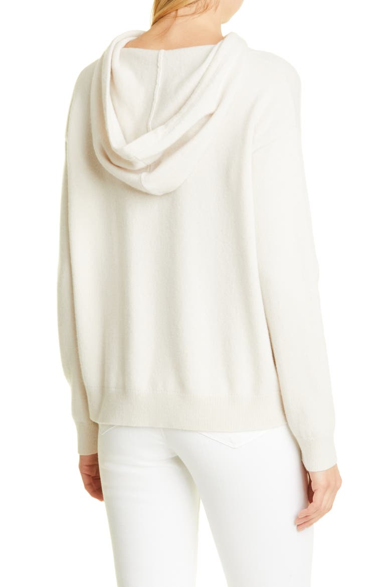 Cashmere Blend Hoodie, Alternate, color, IVORY SAND