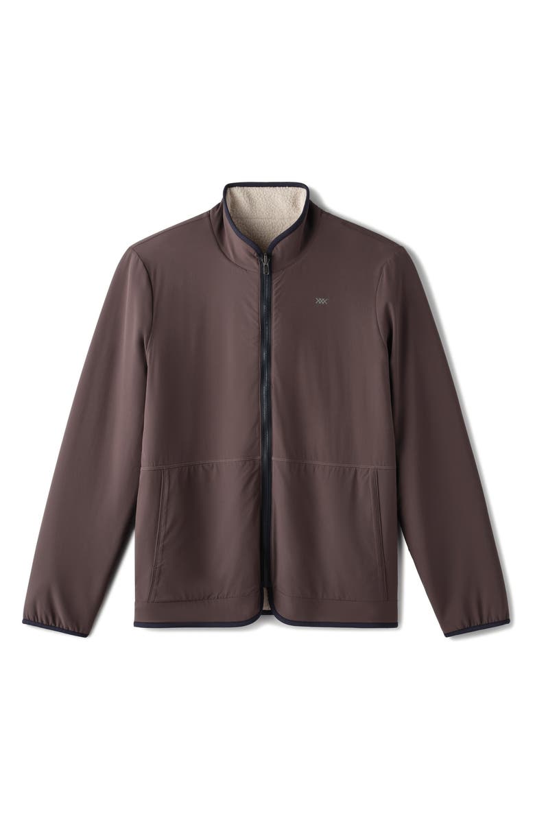 Rhone Fairbanks Reversible Faux Shearling Jacket, Alternate, color, Stone/ Shale