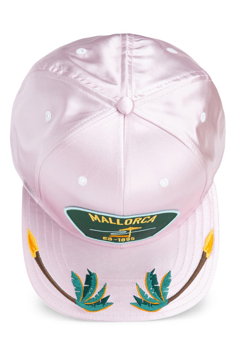 Goorin Bros. Mallorca Patch Satin Trucker Cap, Alternate, color, Sand