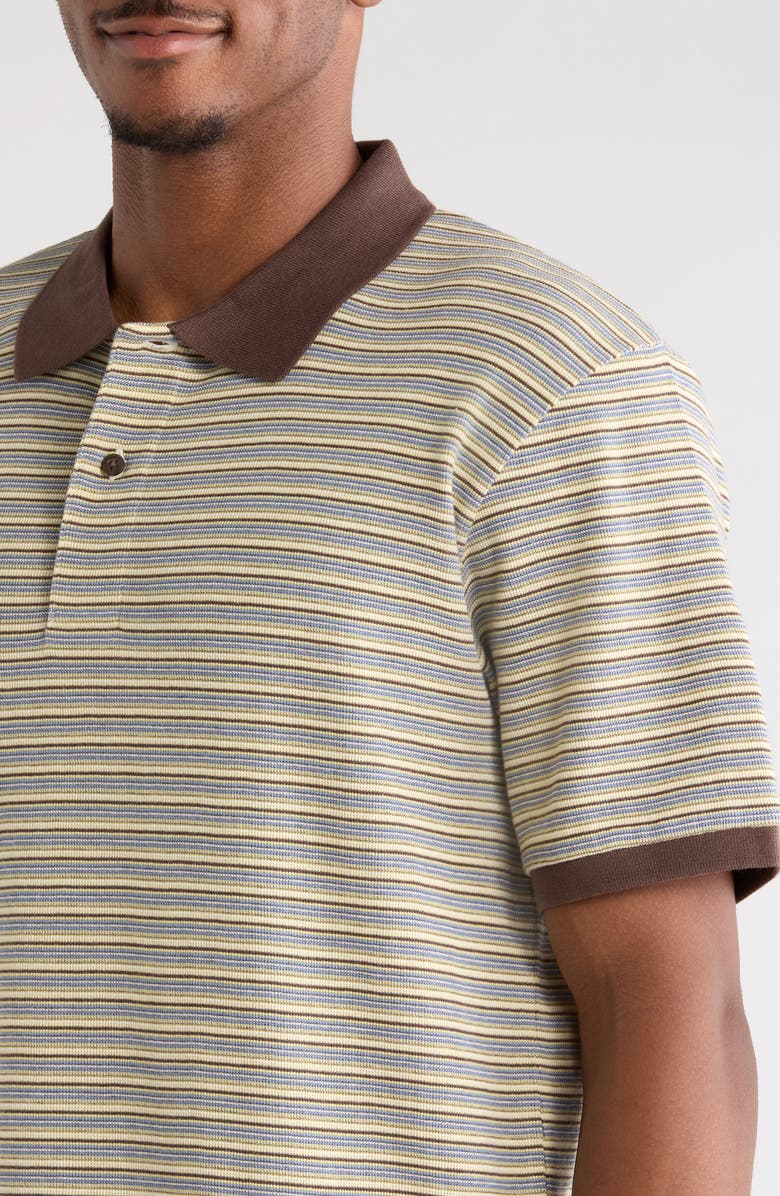 Carhartt Work In Progress Dion Stripe Cotton Polo, Alternate, color, Dion Stripe/Wax