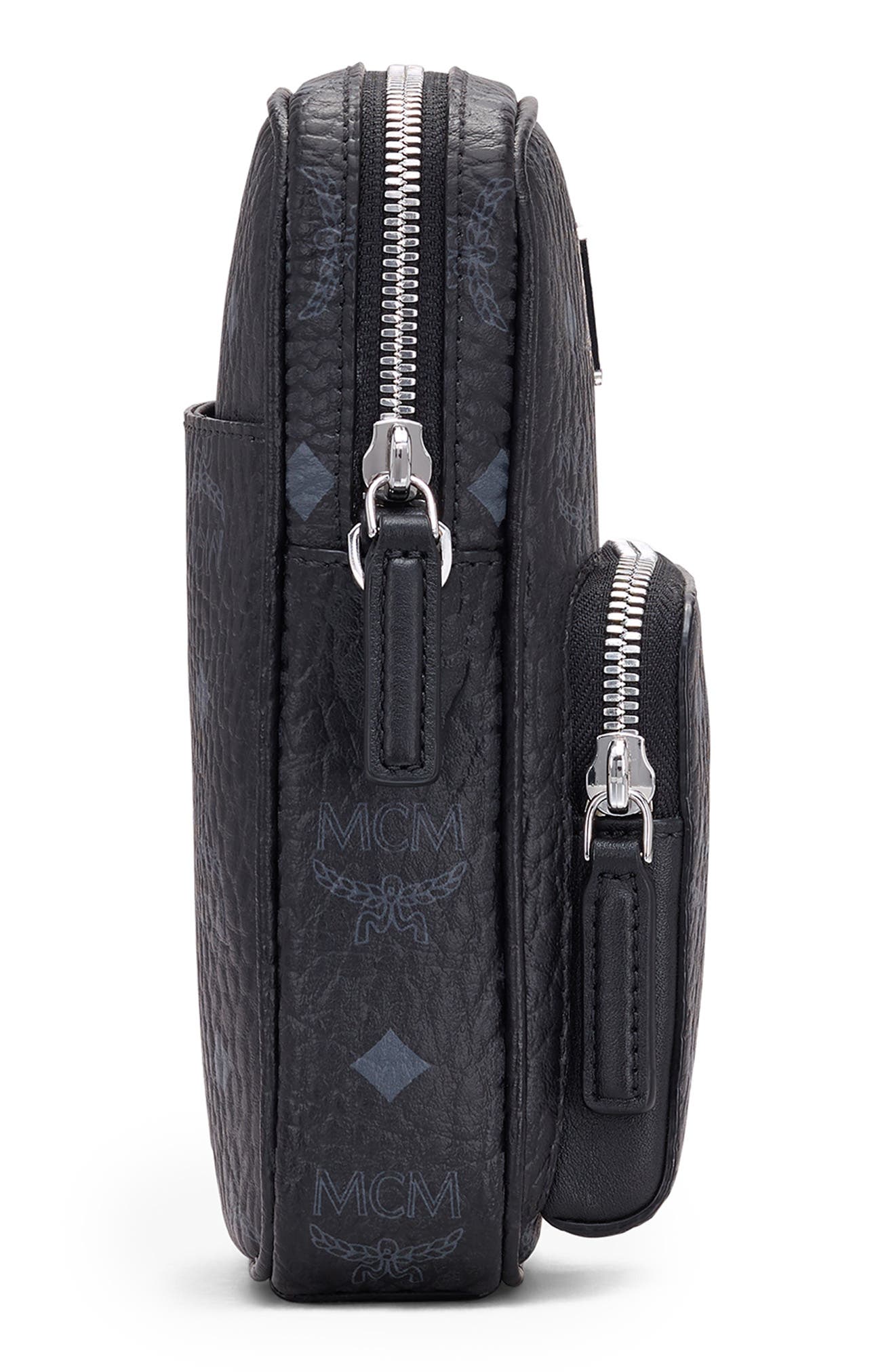 MCM Mini Visetos Original Coated Canvas Crossbody Bag, Alternate, color, 