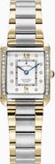 Jacques du Manoir Jacques Du Manoir Emily II - 22mm, White Dial, Two-Tone Gold & Silver Stainless Steel, Rectangular Ladies Watch