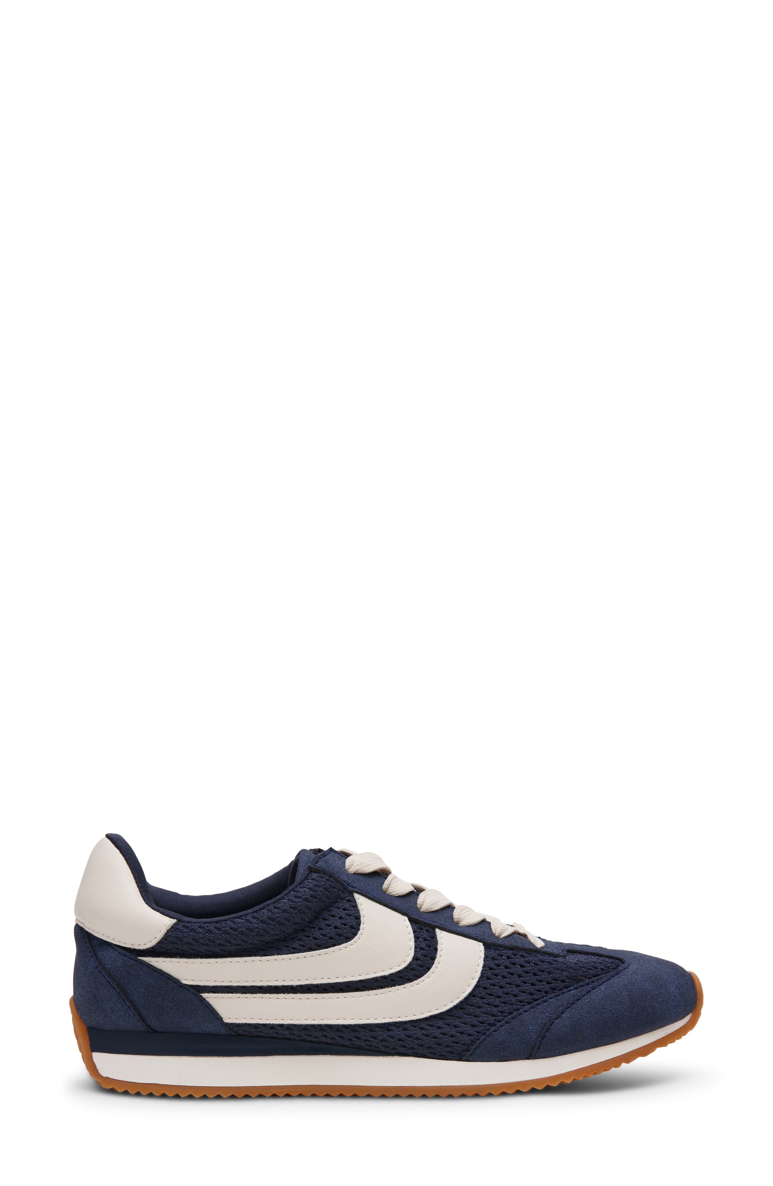 Hype Faux Shearling Lined Sneaker, Alternate, color, NAVY