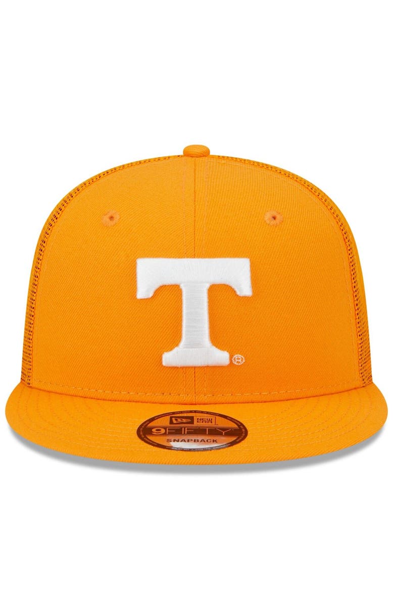 New Era Men's New Era Tennessee Orange Tennessee Volunteers Classic 9FIFTY Trucker Snapback Hat, Alternate, color,