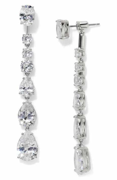 Sunshowere Crystal Front/Back Earrings