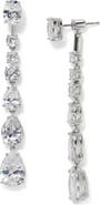 Nadri Sunshowere Crystal Front/Back Earrings