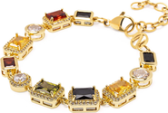 Nialaya Gold Gemstone Bracelet