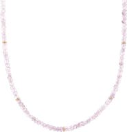 The Lovery Fine Jewelry Rose Quartz Bead Necklace