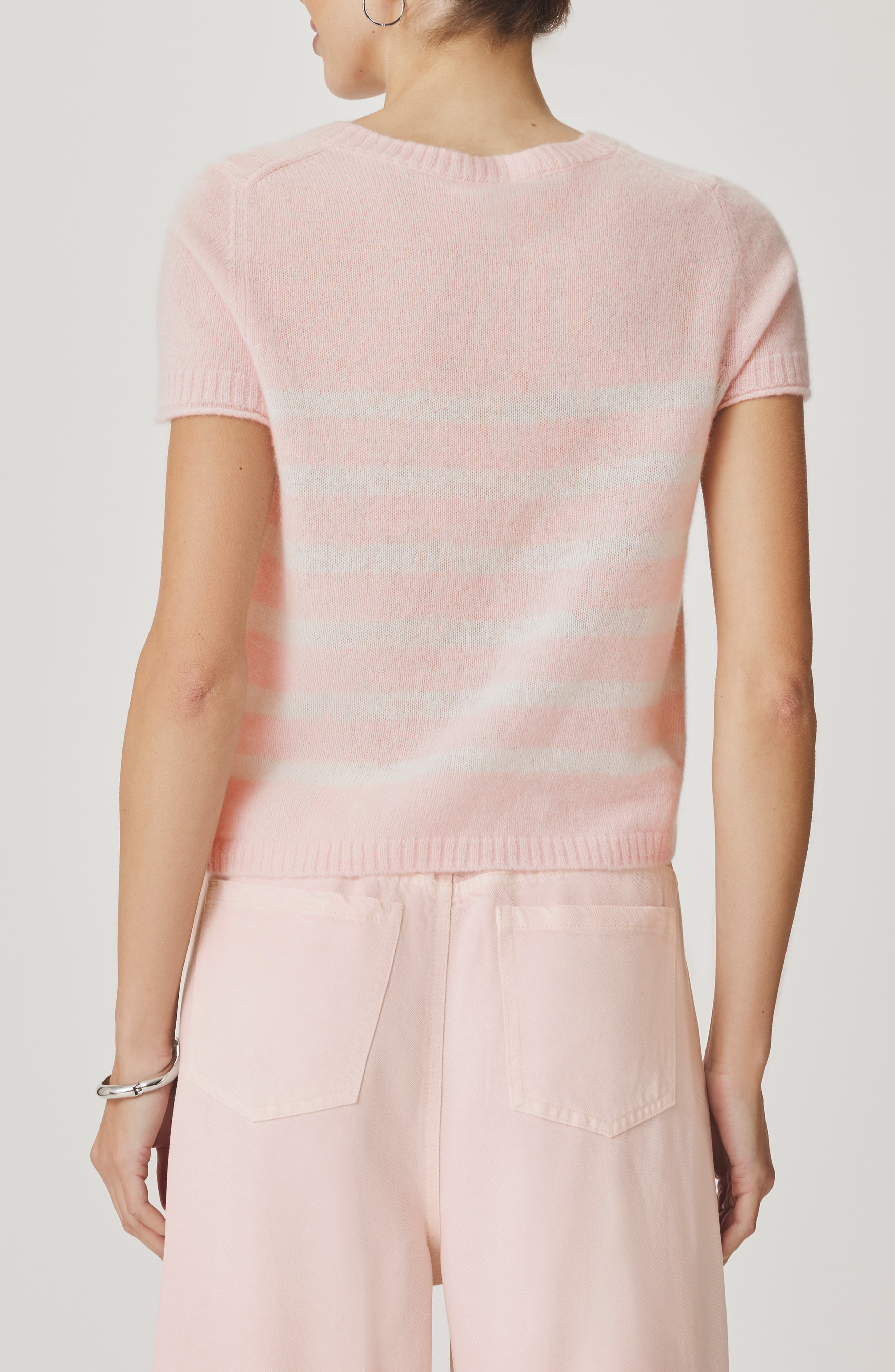 Emerson Stripe Short Sleeve Sweater - image 2