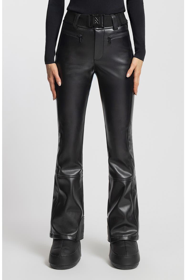 Giza PU Pants, Alternate, color, Black
