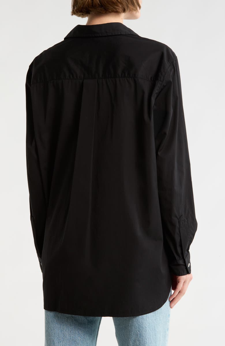 Frank & Eileen Joedy Boyfriend Button-Up Shirt, Alternate, color, Black