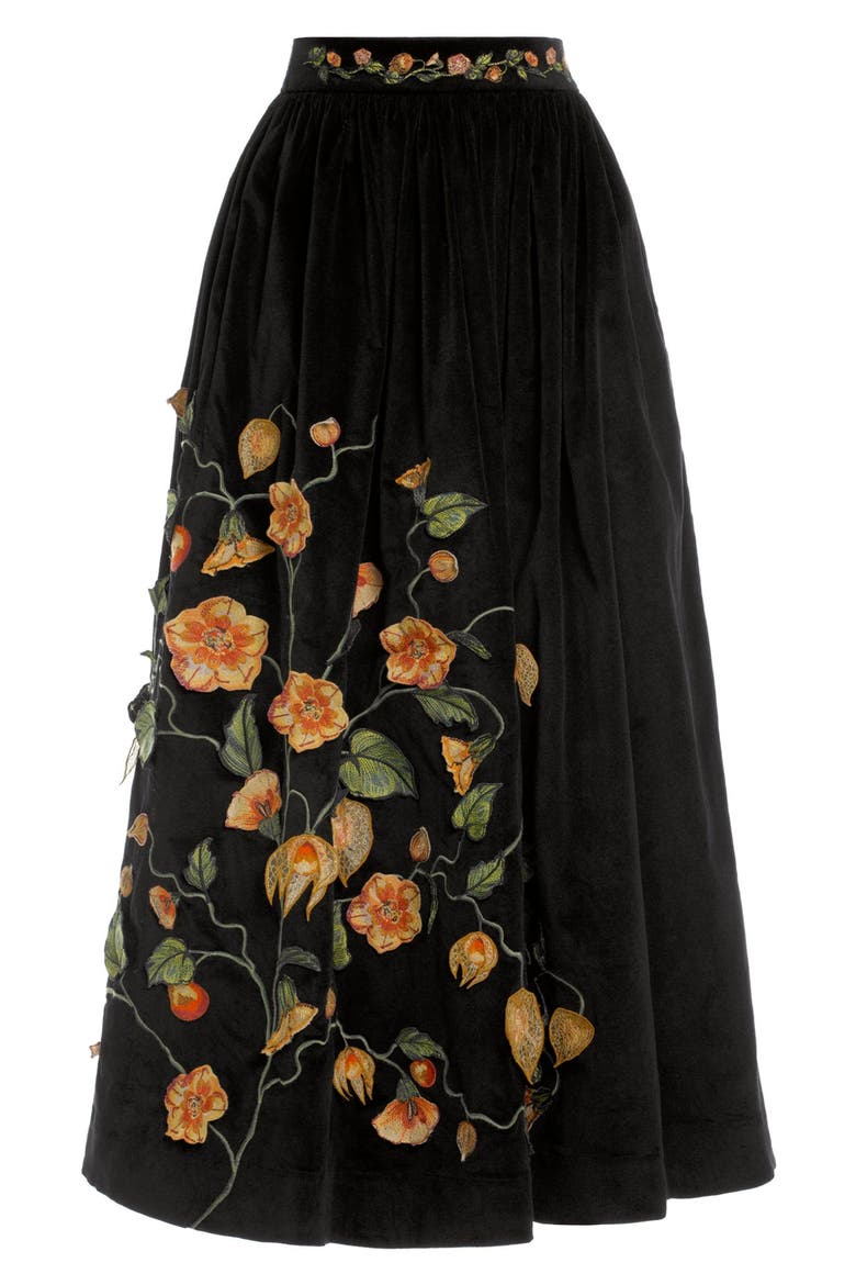 Tangelo Uchuva Maxi Skirt, Main, color, Multi