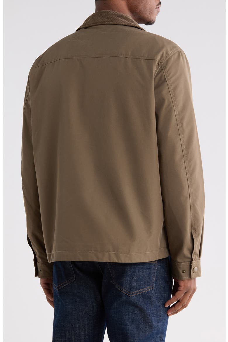 Canvas Barn Jacket, Alternate, color, OLIVE TUNDRA