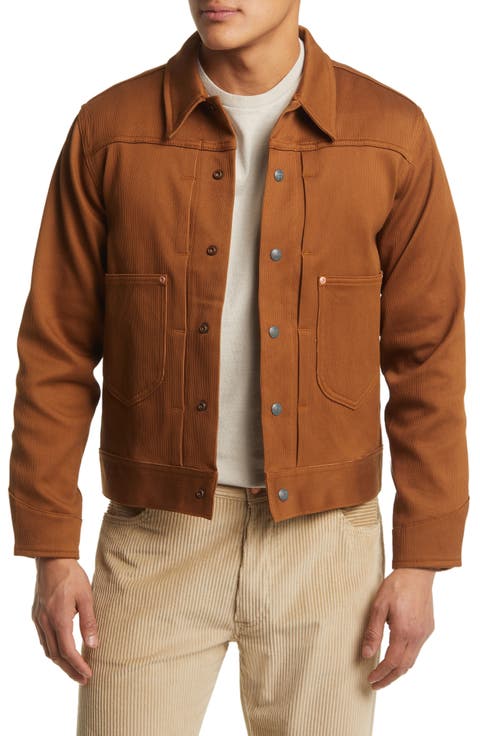 Bedford Cotton Corduroy Snap-Up Jacket