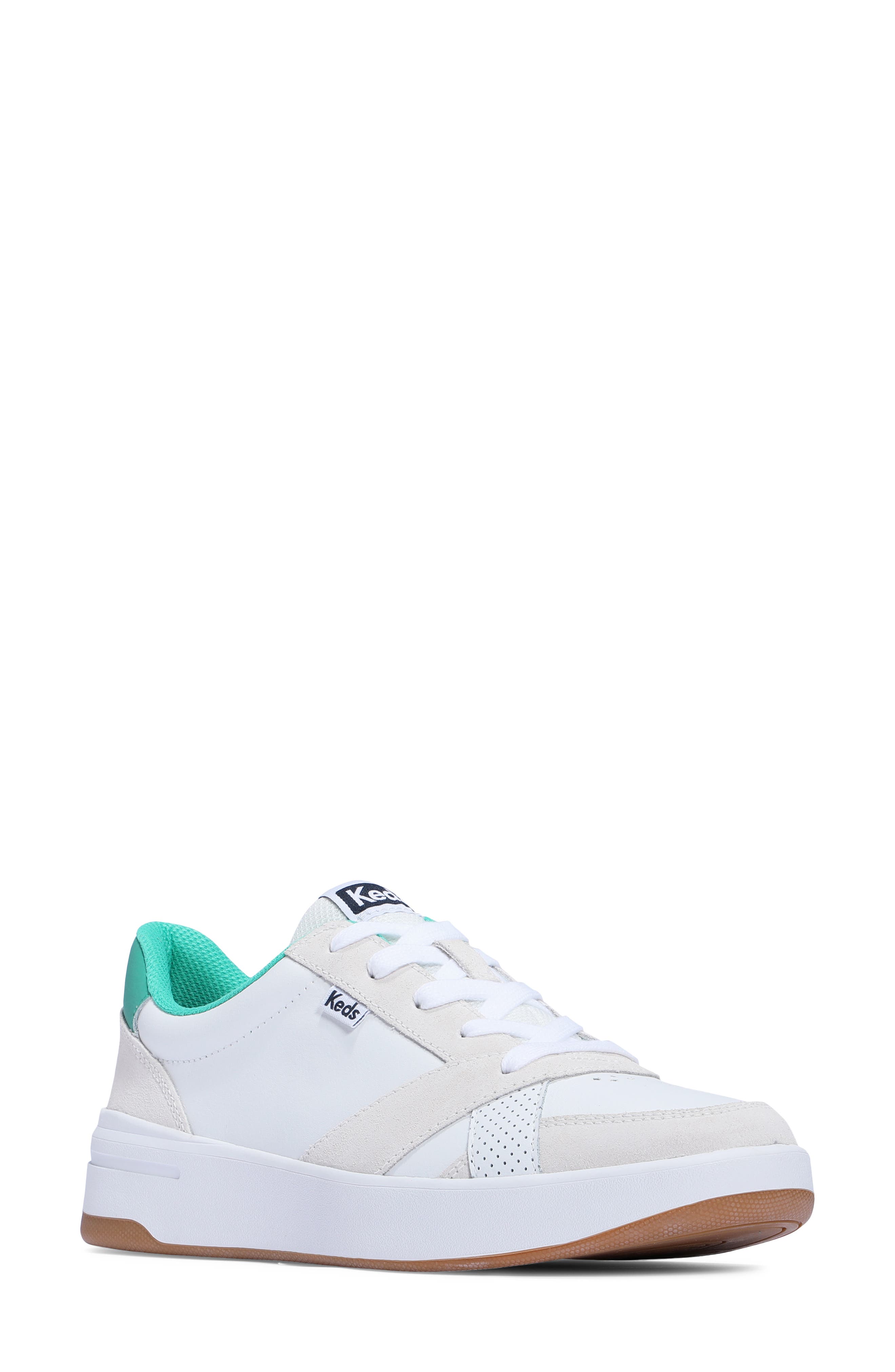 Keds<sup>®</sup> The Court Leather Sneaker, Main, color, 