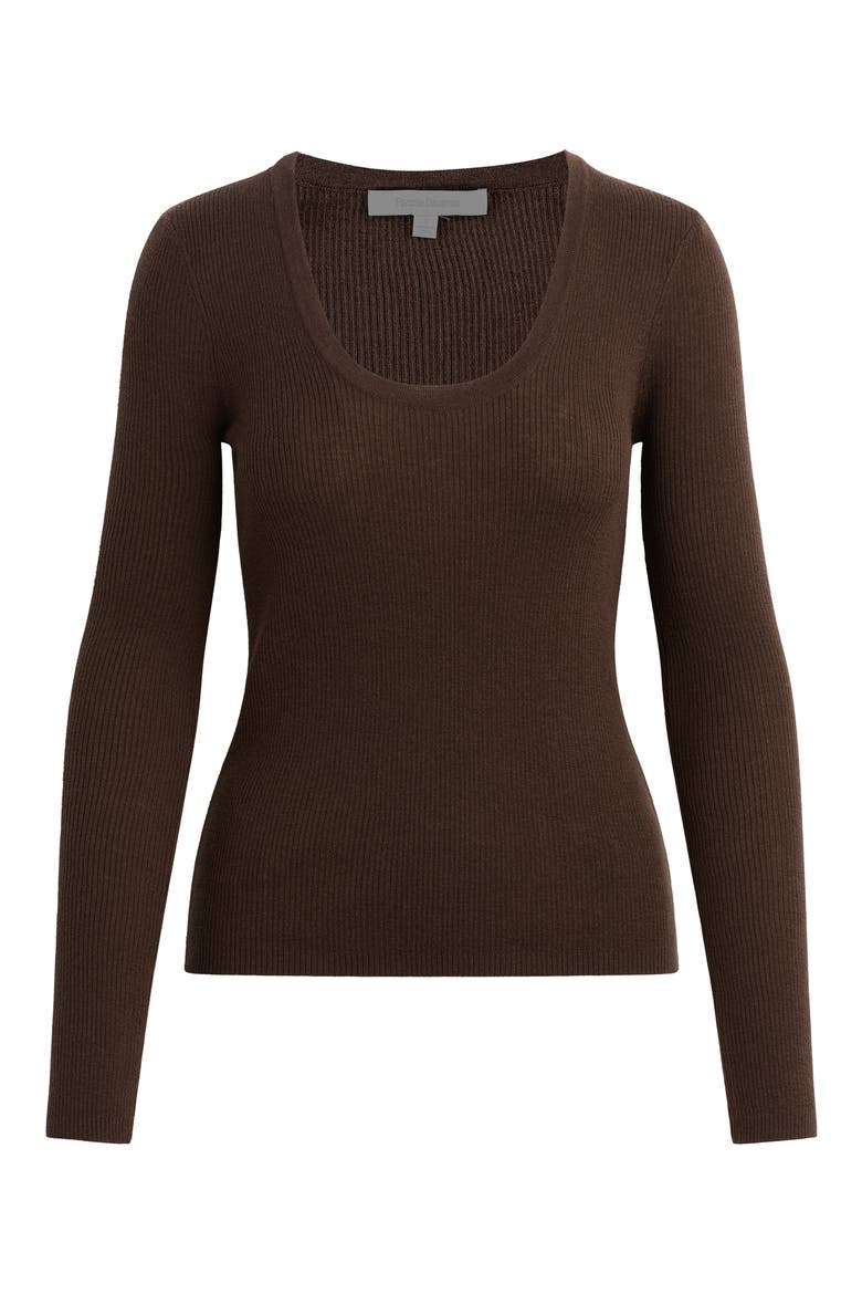 Take It Easy Wool Sweater, Alternate, color, COFFEE