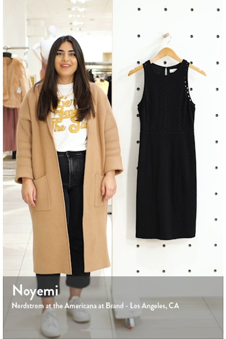 First Point Rickrack Trim Sheath Dress video