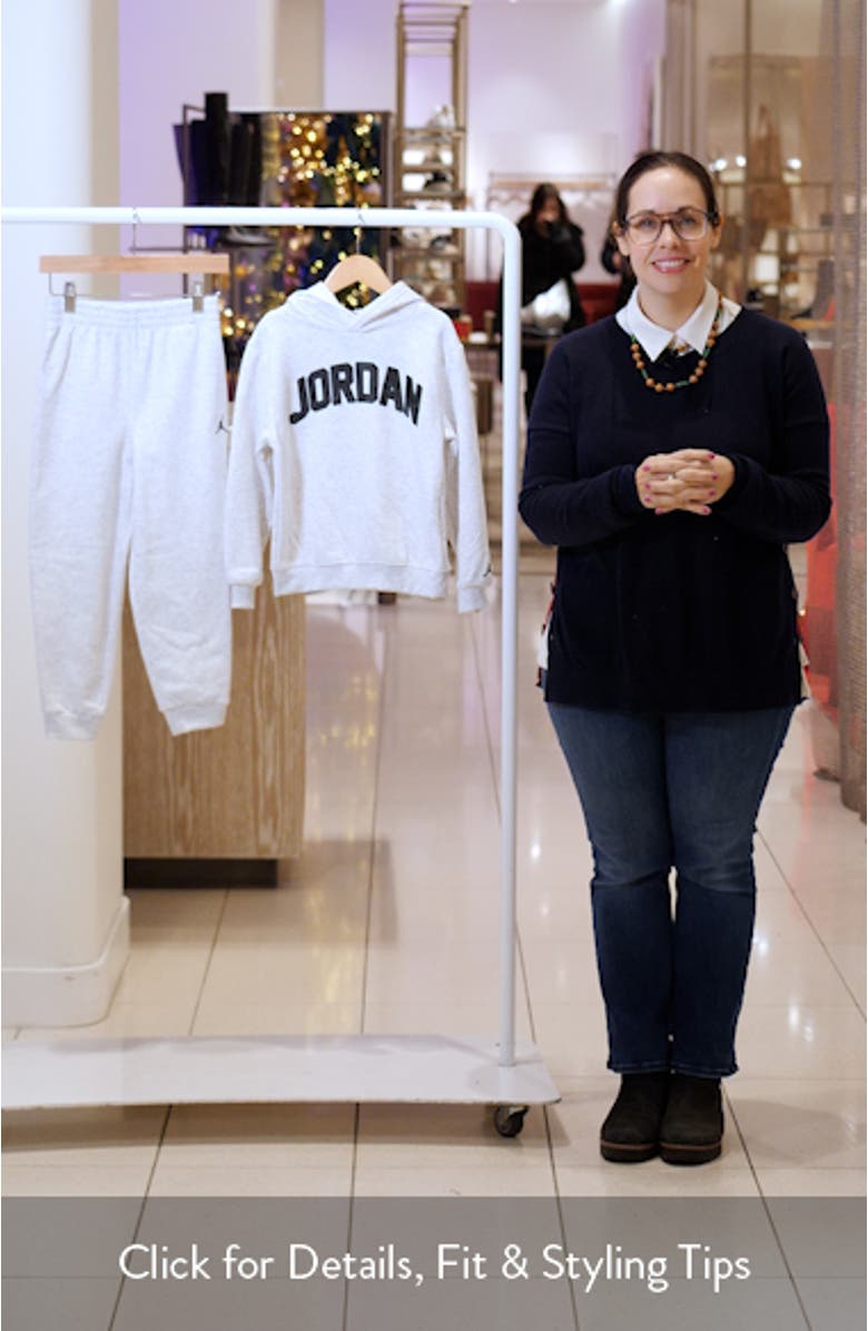 Kids
 MJ AJ1 Fleece Hoodie 
Joggers Set, sales video thumbnail