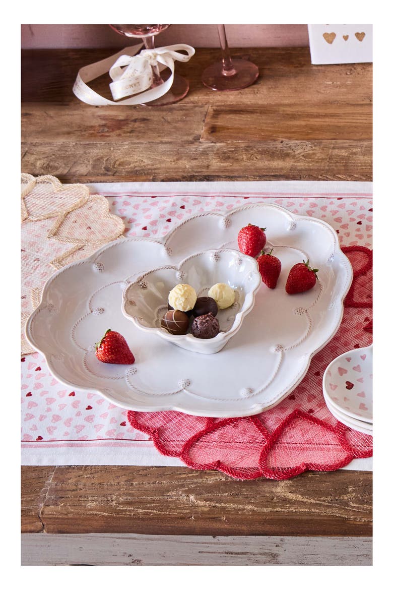 Berry & Thread Ceramic Heart Bowl, Alternate, color, WHITEWASH