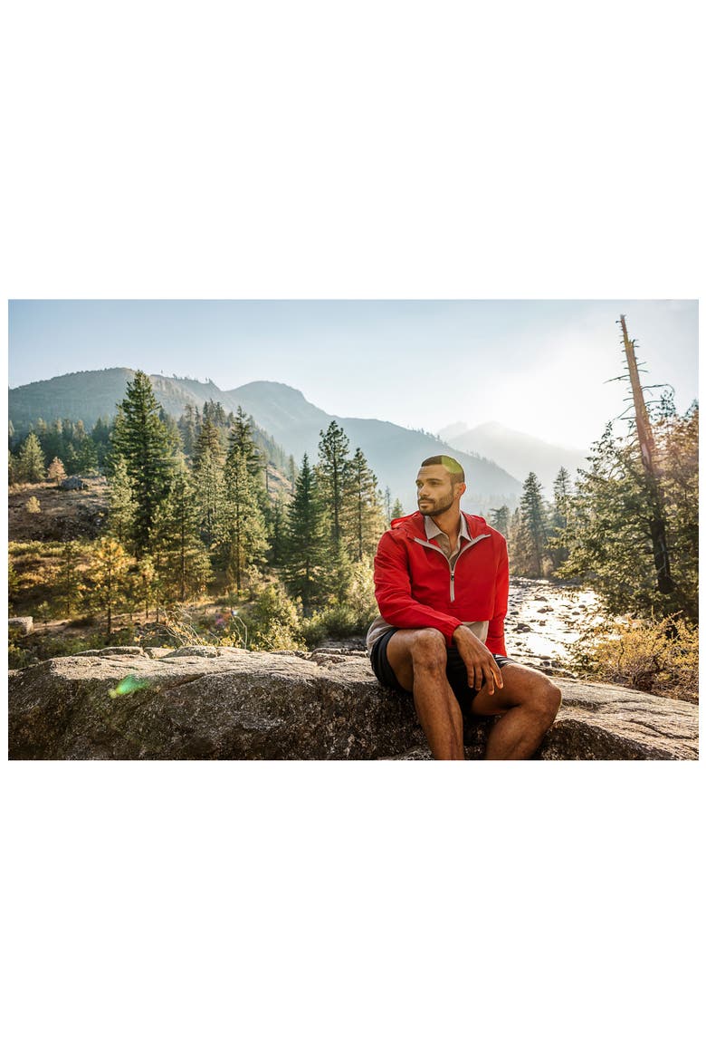 Charter Anorak Jacket, Alternate, color, RED/ POLISHED